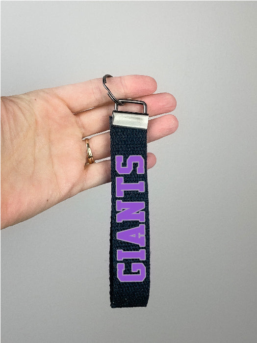 Giants keychain wristlet