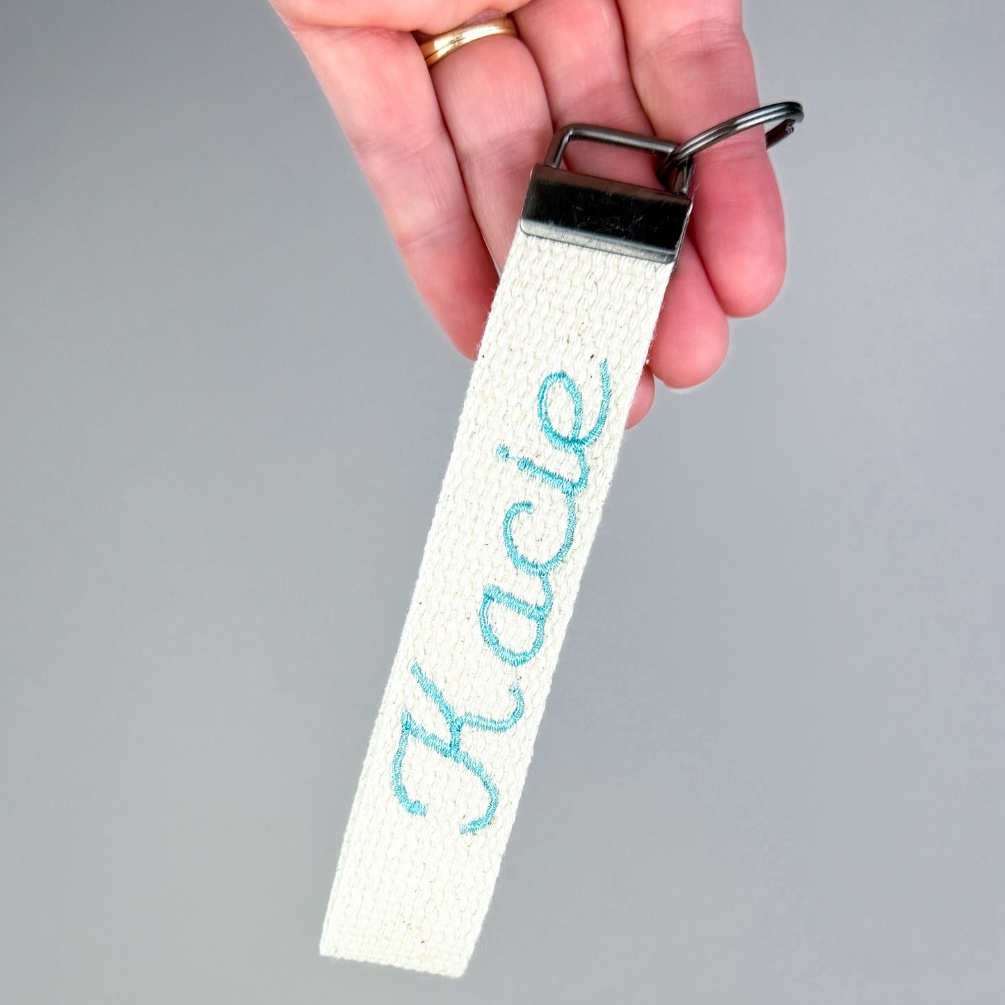 Personalized Embroidered keychain