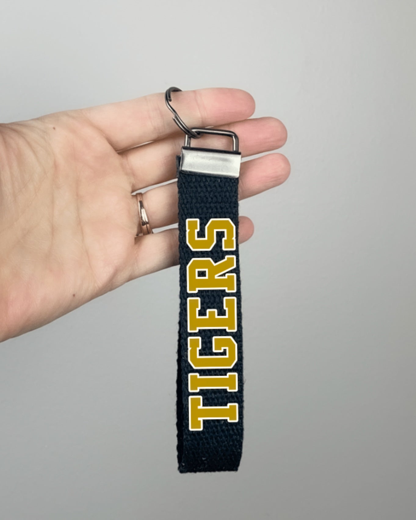 Tigers keychain wristlet