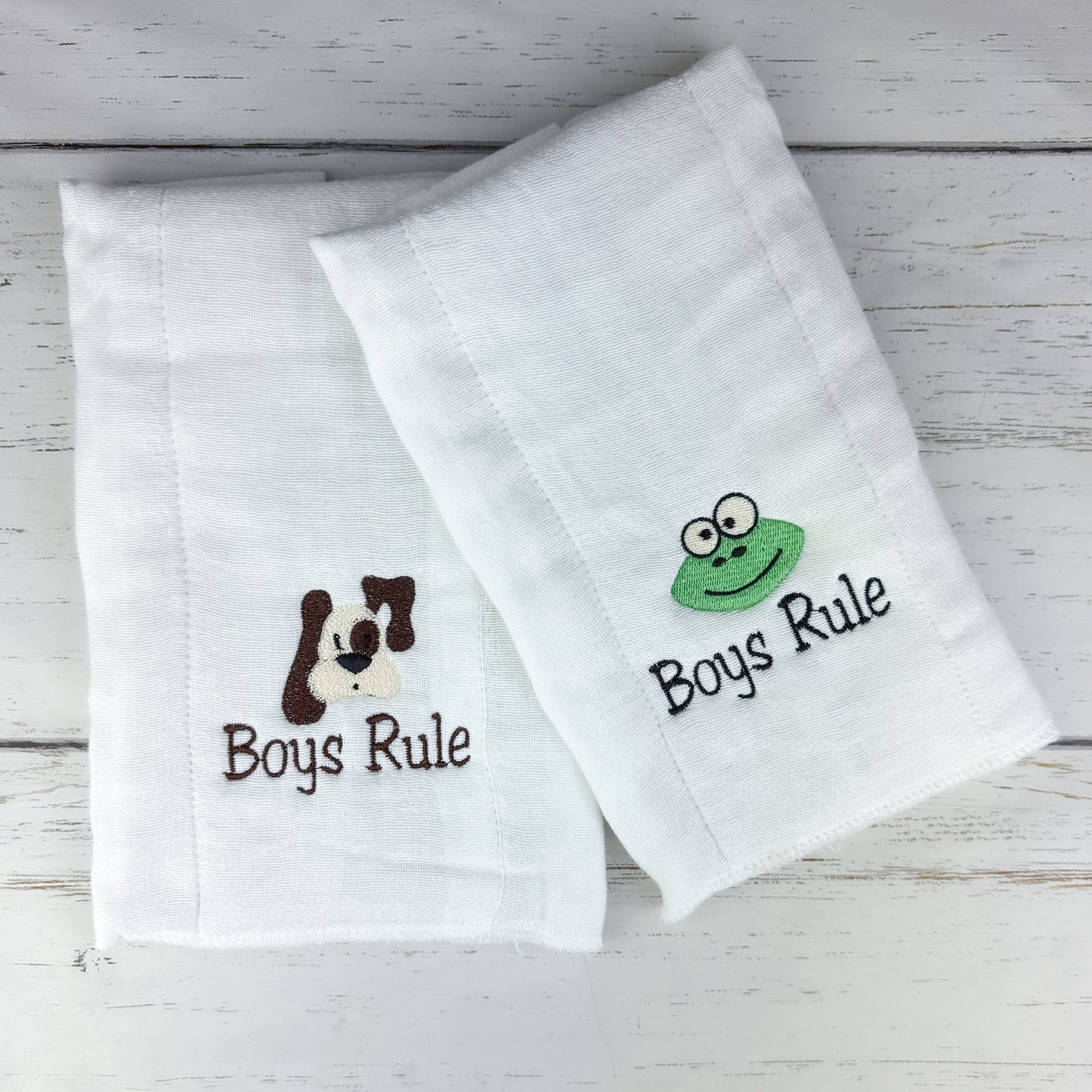 Embroidered Custom Burp Cloth