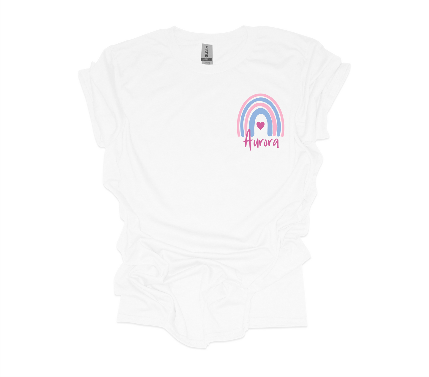 Princess Aurora t-shirt on comfy white short sleeved t-shirt