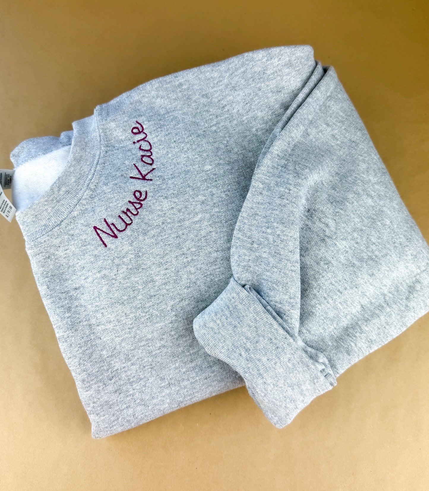 Nurse Embroidered Crewneck