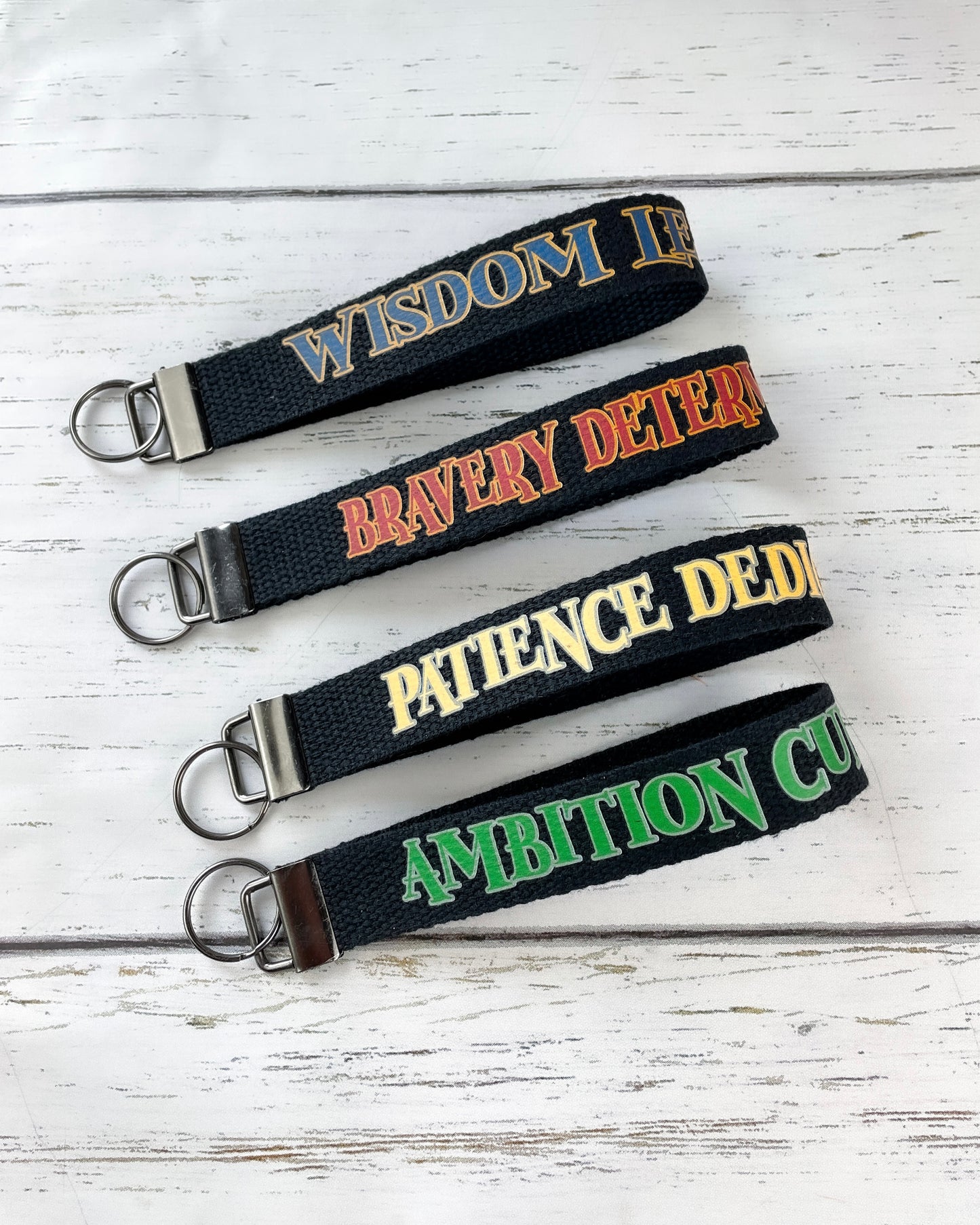 Wizard House Traits keychain wristlet