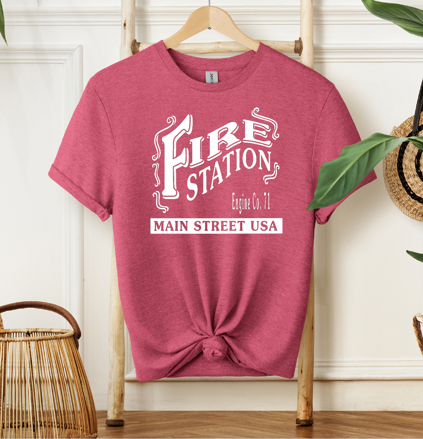Main Street Fire Station T-shirt