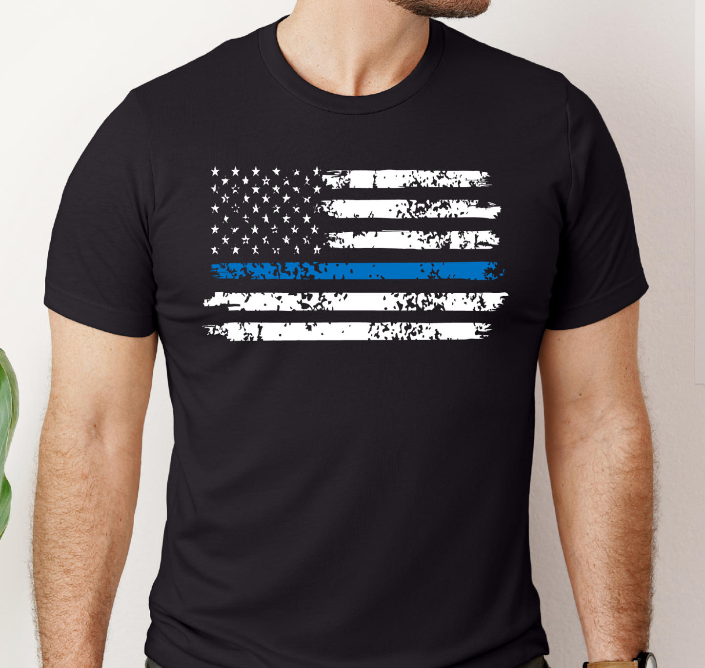 Police Blue Line T-shirt