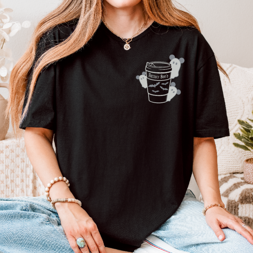 Freshly Boo'd Tee and Sweatshirt