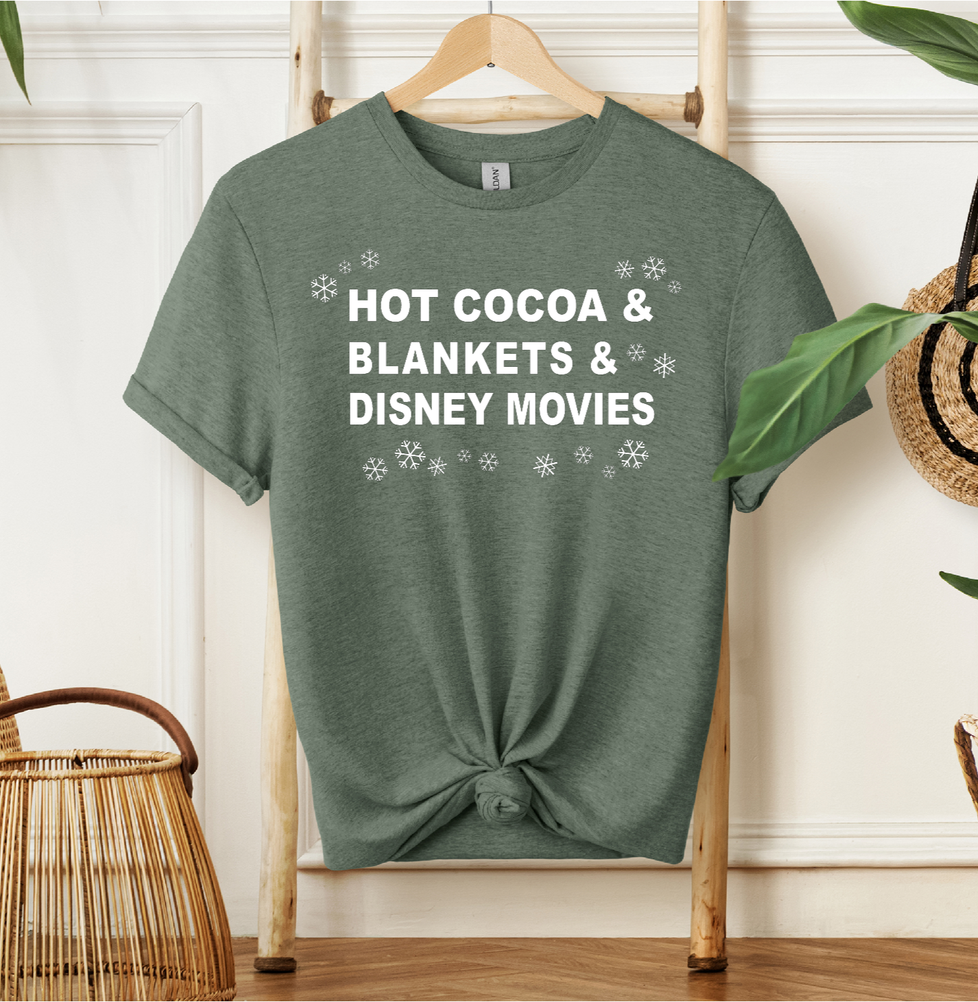 Hot Cocoa & Blankets & Disney Movies T-shirt