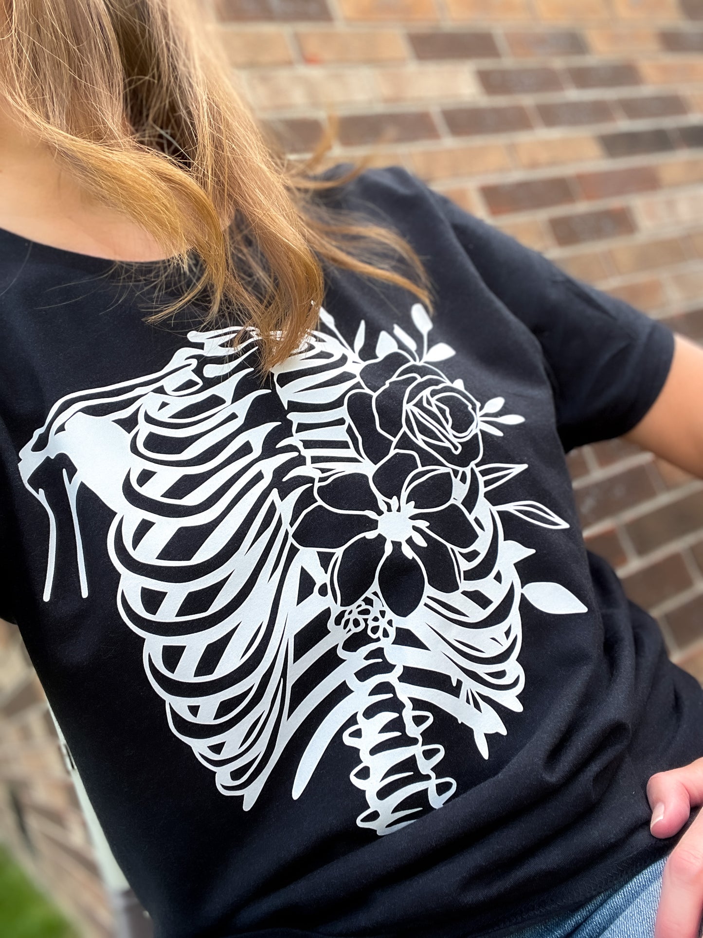 Floral Skeleton CLEARANCE T-shirt