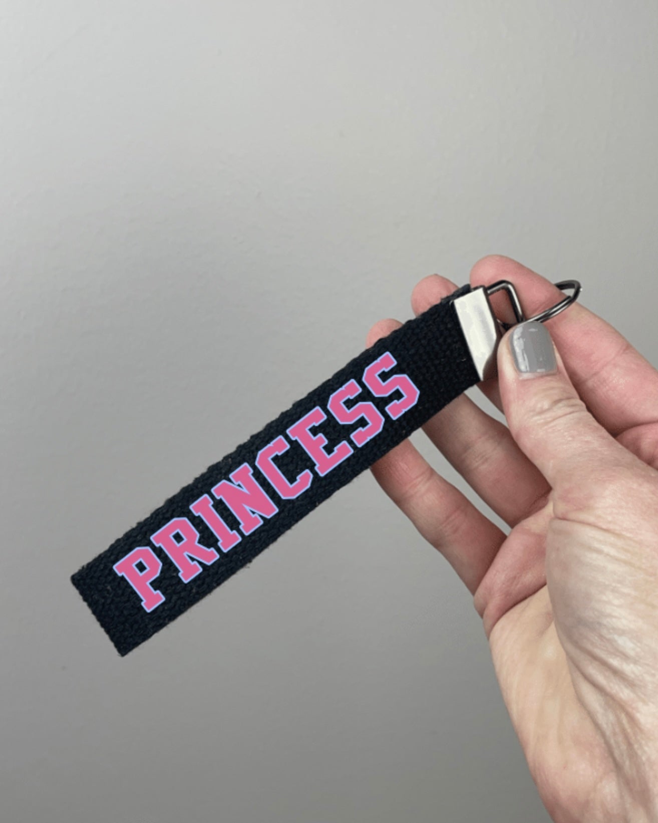 Princess keychain wristlet