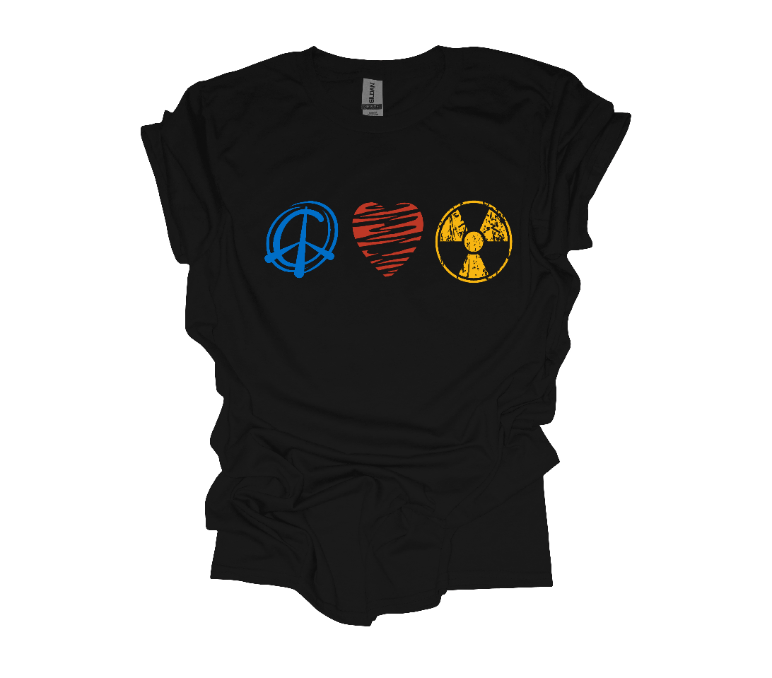 Peace Love Radiation T-shirt