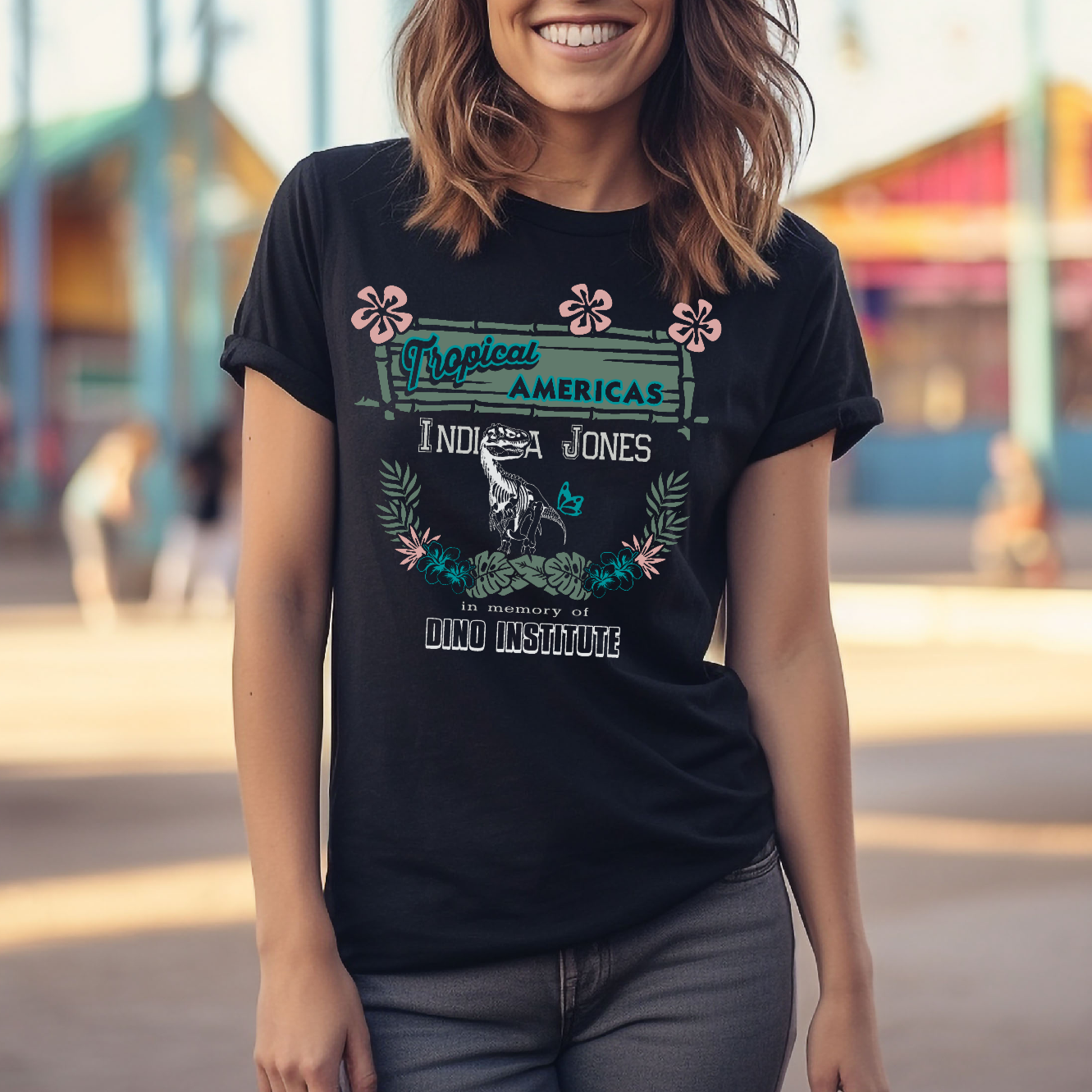 Tropical Dino T-shirt