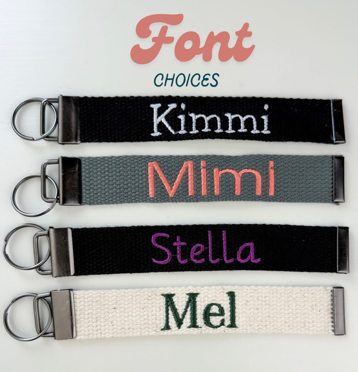 Personalized Embroidered Straps