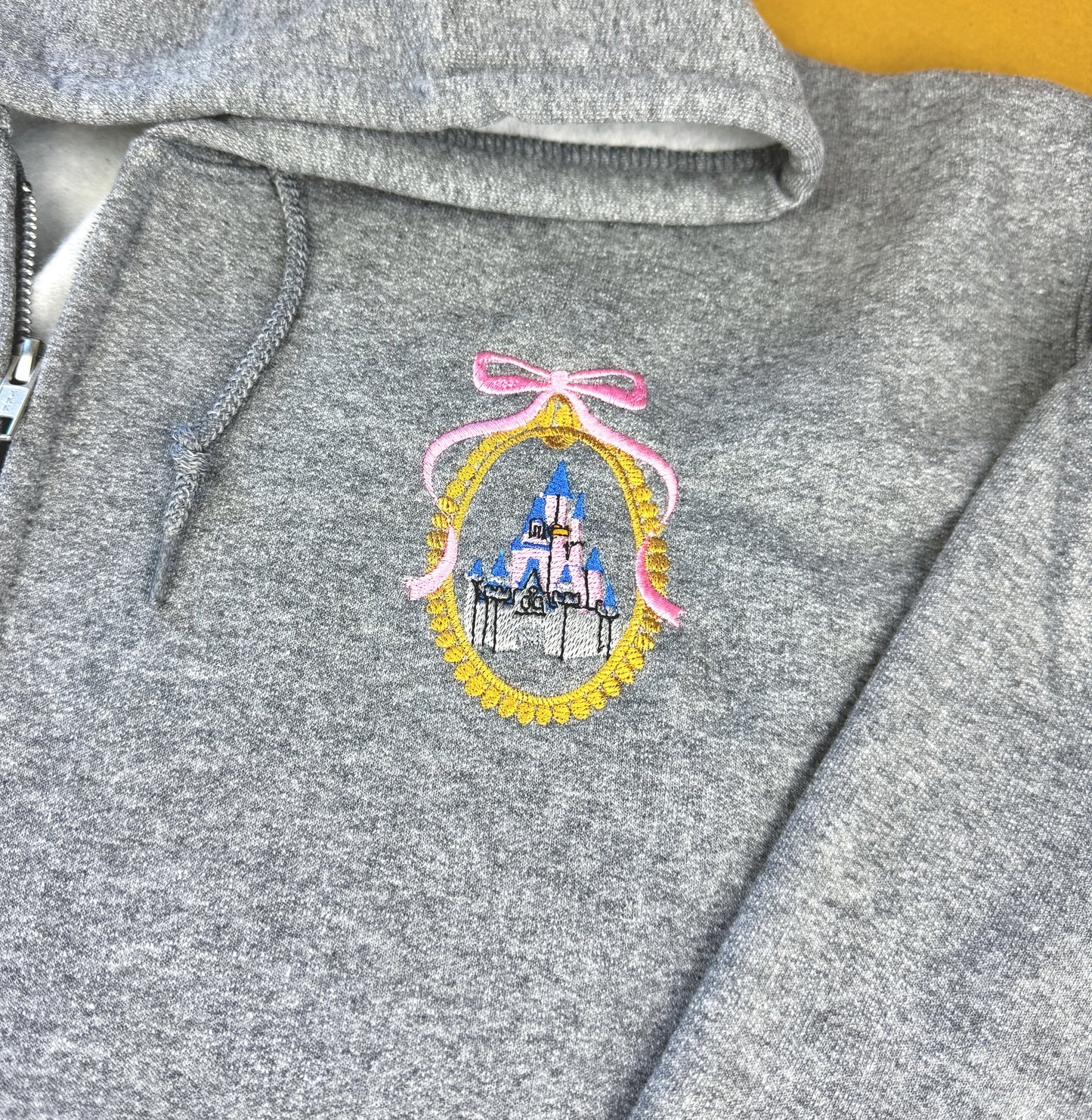 MK Castle Embroidered Zip Hoodie or Crewneck