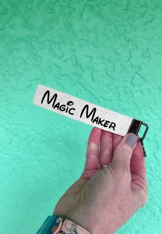 Magic Maker keychain wristlet