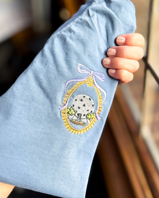 Embroidered Epcot Coquette Bow