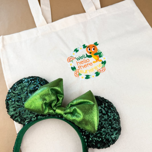 Hello Sunshine Tote Embroidered
