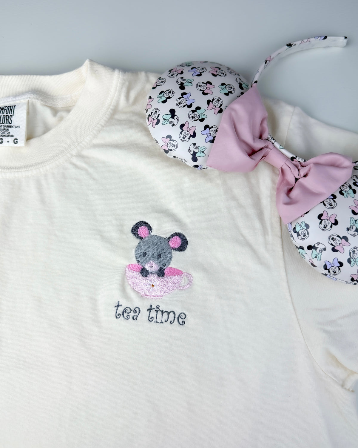 Embroidered Tea Time