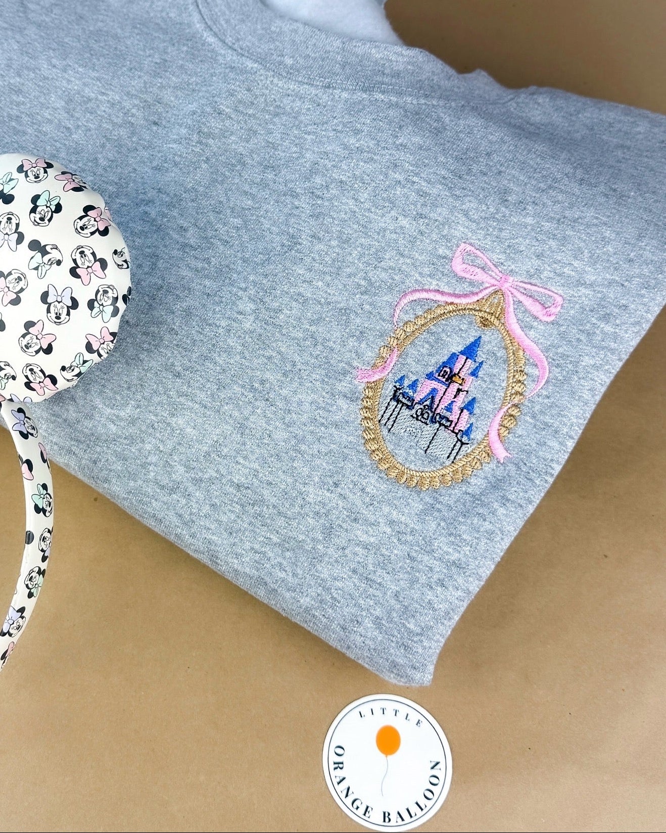 Embroidered MK Castle *Original Pink*