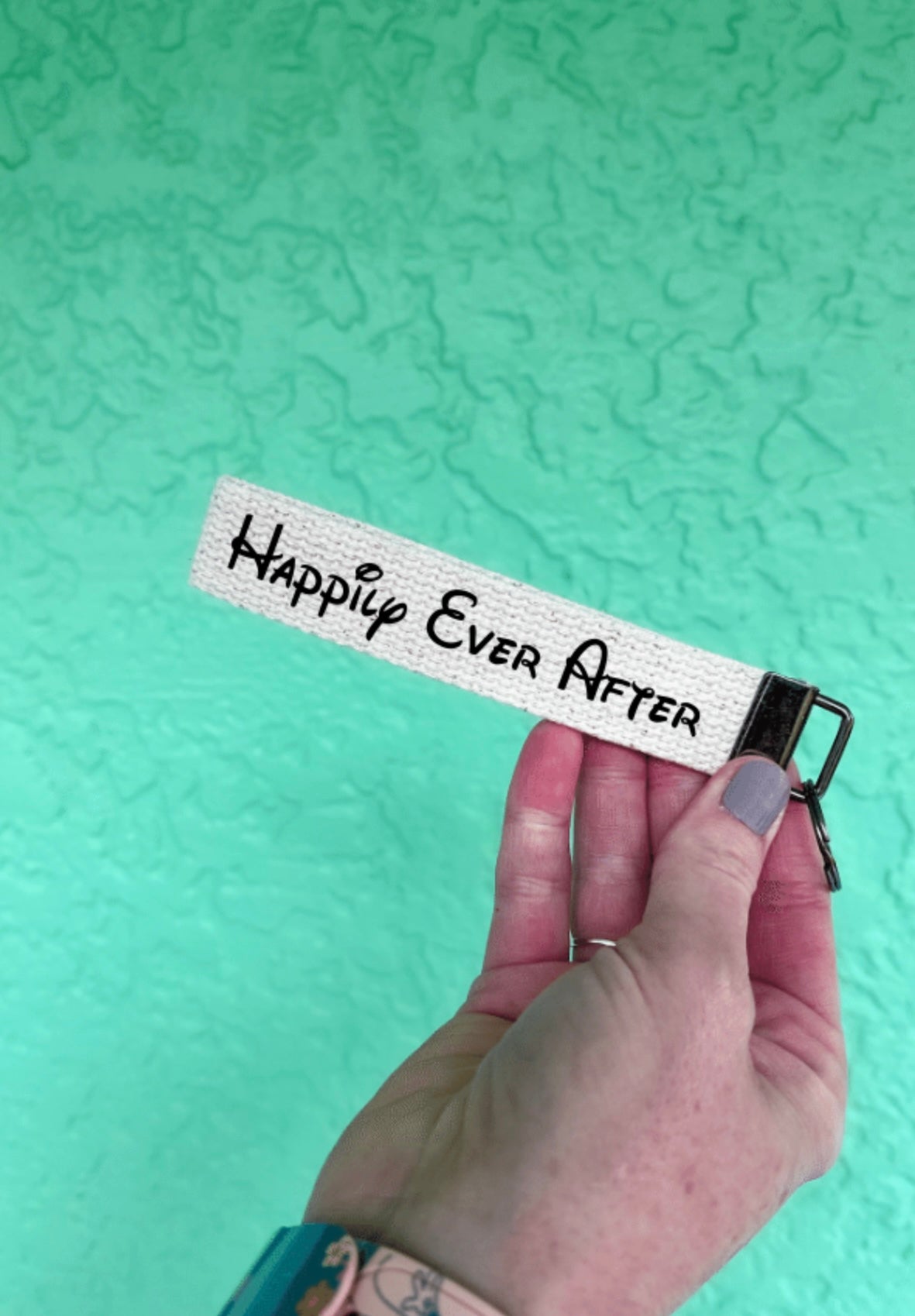 Happily Ever After keychain wristlet